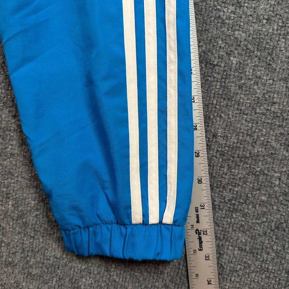 Adidas Track Jacket Mens Large Navy Blue Climalite Full Zip Mesh Lined 3-Stripe - Picture 8 of 13